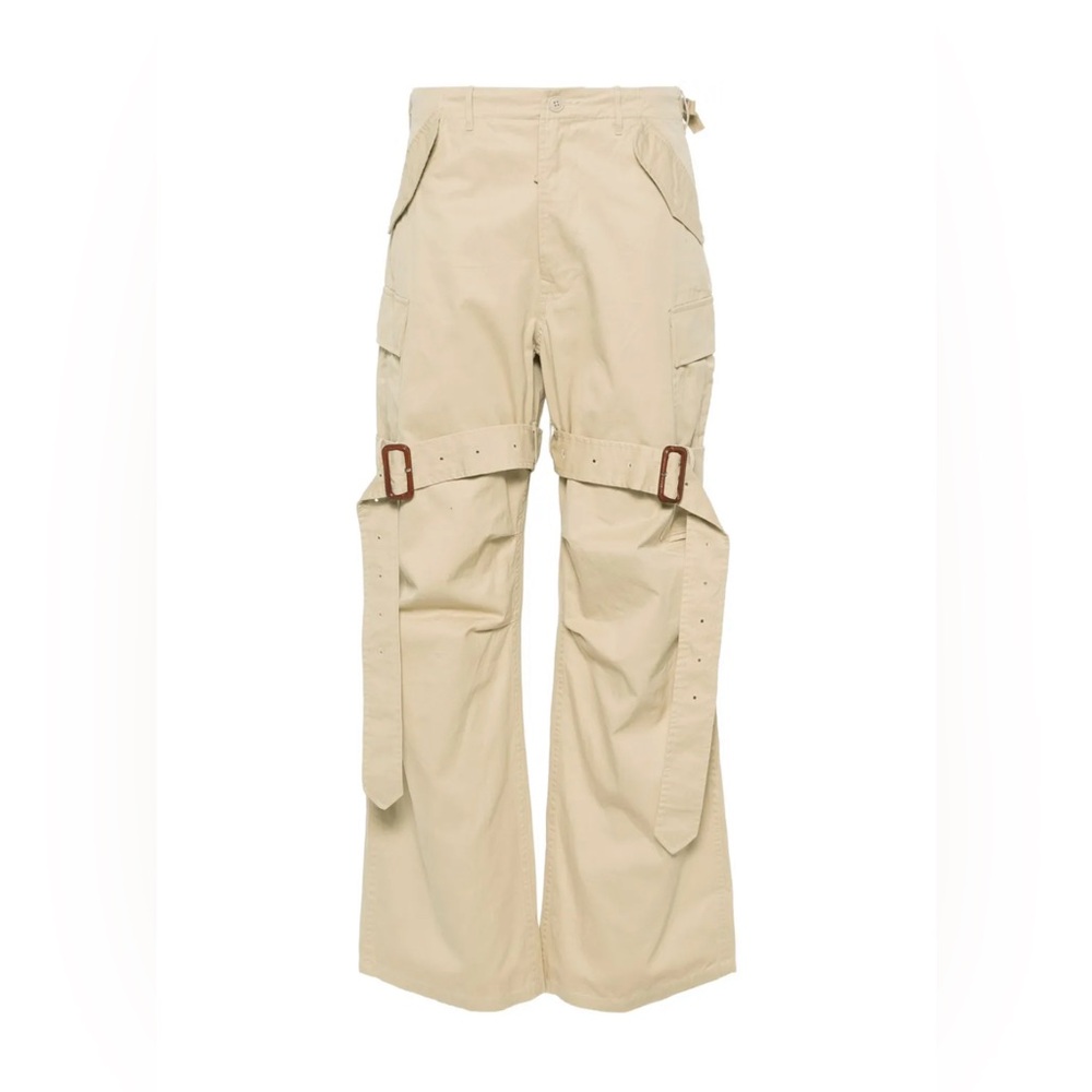 R13
wide-leg cotton cargo trousers 26